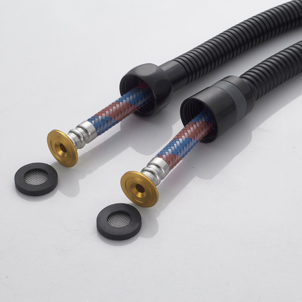 Гигиенический душ со смесителем Shevanik S9905H, черный. Фото 4