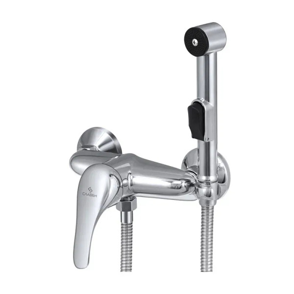 Гигиенический душ со смесителем Славен СЛ-ОД-В41, хром. Фото 3