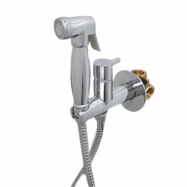 Гигиенический душ со смесителем Webert Elio EL870301015, хром. Фото 1