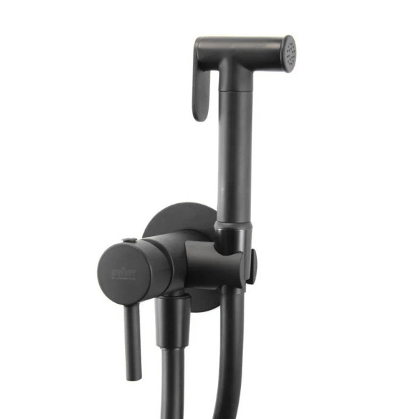 Гигиенический душ со смесителем Webert Sax Evolution SE870303560, черный. Фото 1