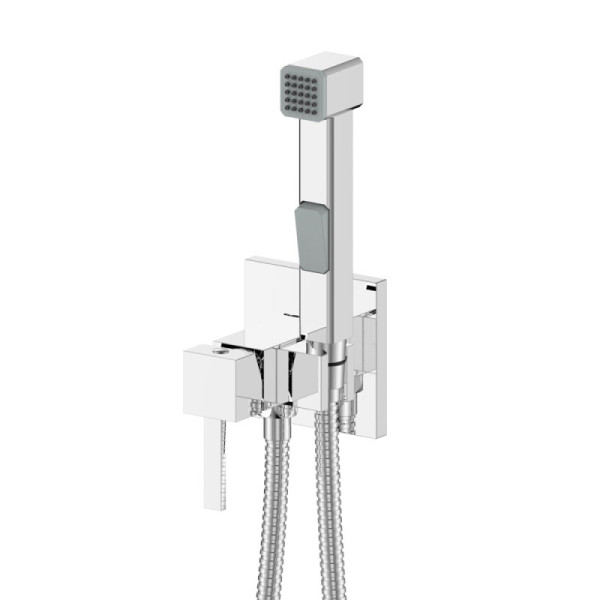 Гигиенический душ со смесителем WesnaArt KRISTAL KRI22-410, хром. Фото 1