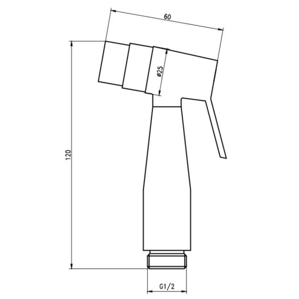 Гигиенический набор Savol SK-PQT02, хром. Фото 2