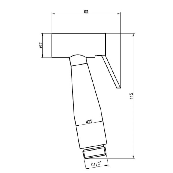 Гигиенический набор Savol SK-PQT03, хром. Фото 2