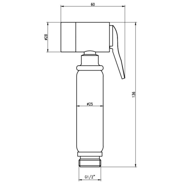 Гигиенический набор Savol SK-PQT04, хром. Фото 2
