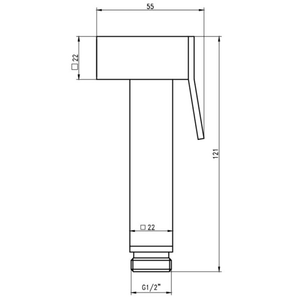 Гигиенический набор Savol SK-PQT06, хром. Фото 2