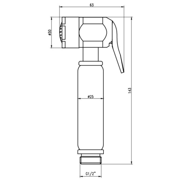 Гигиенический набор Savol SK-PQT08C, бронза. Фото 2