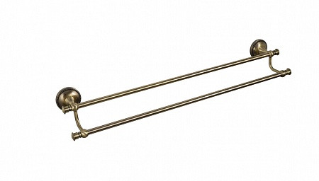 Grampus GR-9502 Полотенцедержатель трубчатый двойной ALFA. Фото 1
