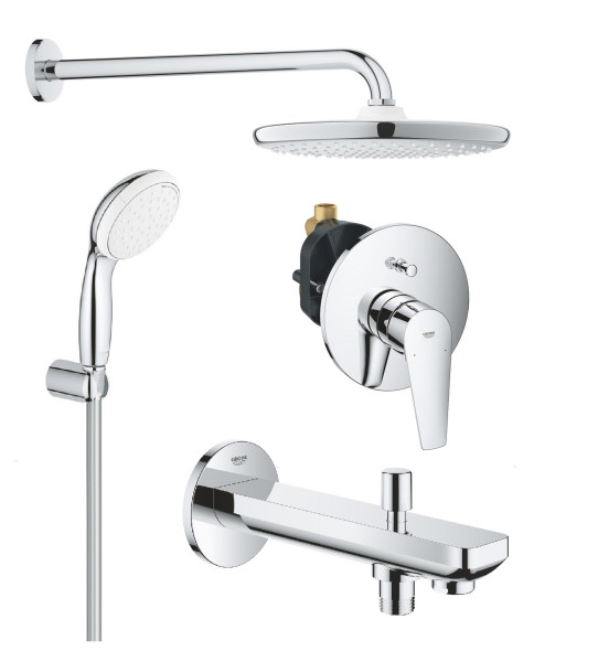 Grohe 127256 Набор для комплектации ванны Ø250/100 мм, 1/2 режима. Фото 1