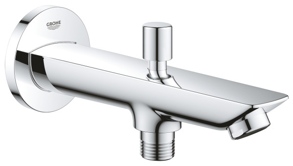 Grohe 13 425 001 BauCosmopolitan Излив для ванны L=170 мм, с переключателем ванна/душ, ½". Фото 1