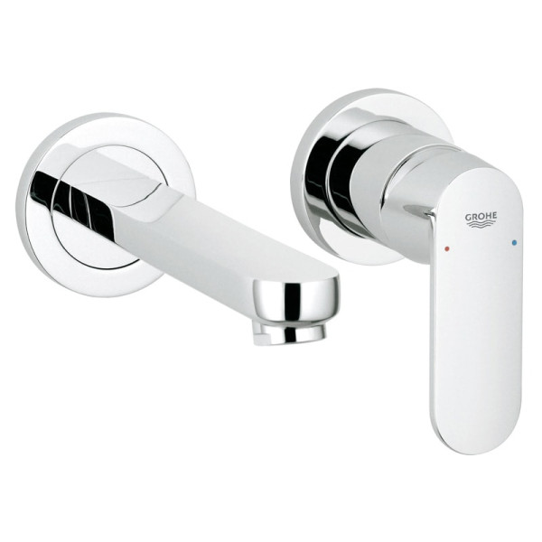Grohe 19 381 000 Eurosmart Cosmopolitan Смес. для рак. 170 мм, на 2 отв., настен. (вн. монт.ч.). Фото 1