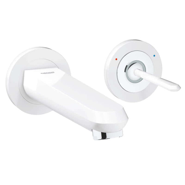 Grohe 19 968 LS0 Eurodisk Joy Смеситель для рак. 171 мм, на 2 отв., настен., (внеш. монт. часть). Фото 1