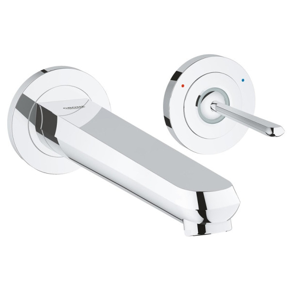 Grohe 19 969 000 Eurodisk Joy Смеситель для рак. 226 мм, на 2 отв., настен., (внеш. монт.часть). Фото 1