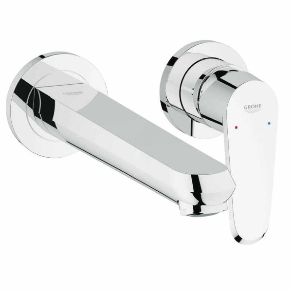 Grohe 19 974 002 Eurodisc Cosmopolitan Смес. для рак. 225 мм, на 2 отв. настен. (внеш. монт. ч.). Фото 1
