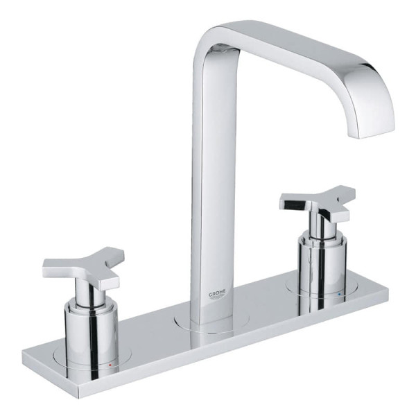 Grohe 20 143 000 Allure Смеситель для раковины на 3 отв., Керамика 180°, Комплект. Фото 1