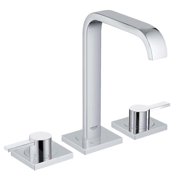 Grohe 20 188 000 Allure Смеситель для раковины на 3 отв. комплект, со сливным гарнитуром. Фото 1
