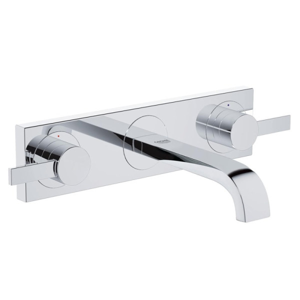 Grohe 20 189 000 Allure Смеситель для раковины на 3 отв. (внешняя монтажная часть). Фото 1