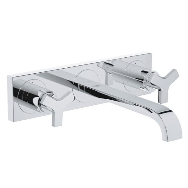 Grohe 20 192 000 Allure Смеситель для раковины 220 мм, на 3 отв. (внешняя монтажная часть). Фото 1