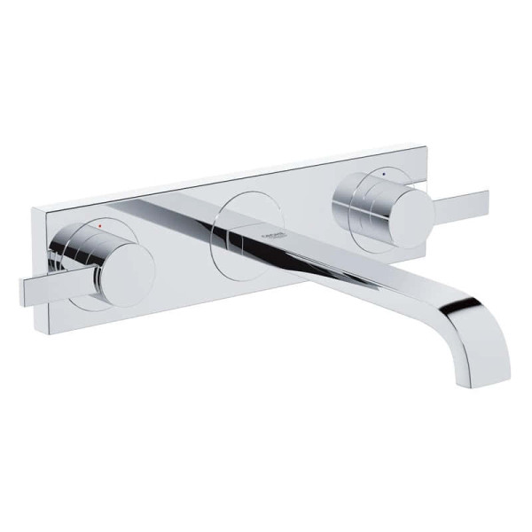 Grohe 20 193 000 Allure Смеситель для раковины на 3 отв. (внешняя монтажная часть). Фото 1