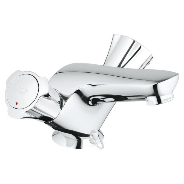 Grohe 21 100 001 Costa L Смеситель для раковины 79 мм, цепочка, резина. Фото 1