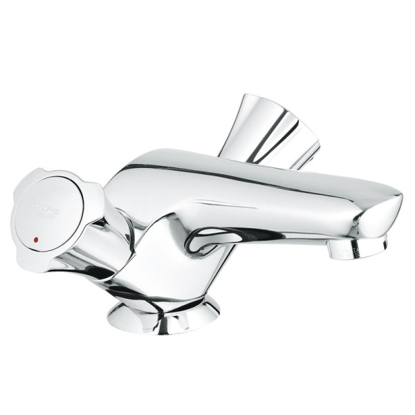 Grohe 21 390 001 Costa L Смеситель для раковины 78 мм, со сливным гарнитуром, резина. Фото 1