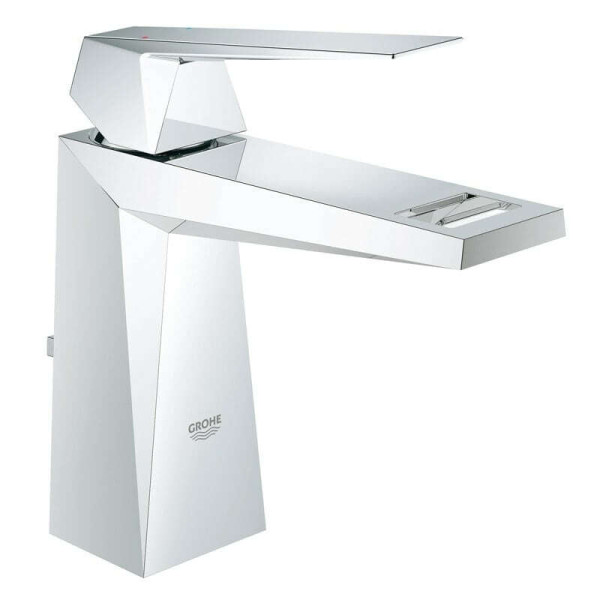 Grohe 23 029 000 Allure Brilliant Смеситель для раковины 107 мм, со сливным гарнитуром, EcoJoy. Фото 1