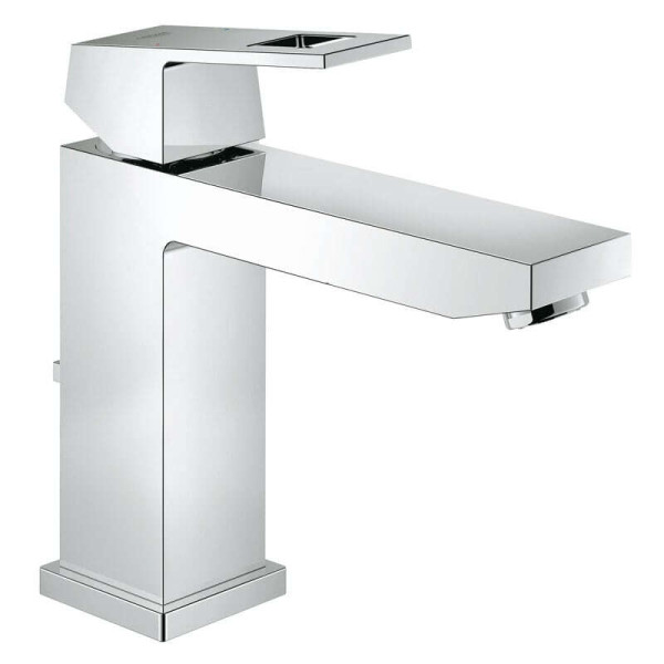 Grohe 23 445 000 Eurocube Смеситель для раковины 109 мм, со сливным гарнитуром, EcoJoy. Фото 1