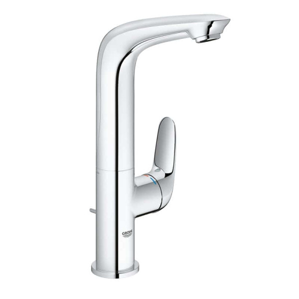 Grohe 23 718 003 Eurostyle Смеситель для раковины 245 мм, со сливным гарнитуром, EcoJoy. Фото 1