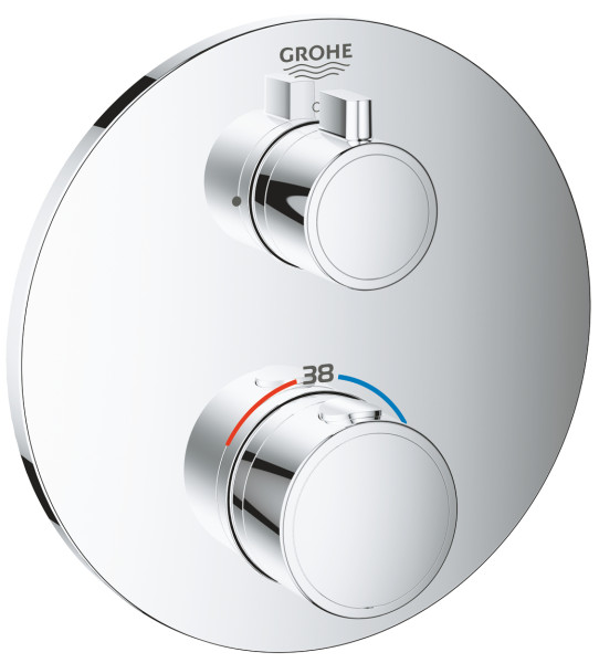 Grohe 24 075 000 Grohtherm Термостат для 1 потребителя (внешняя монтажная часть). Фото 1