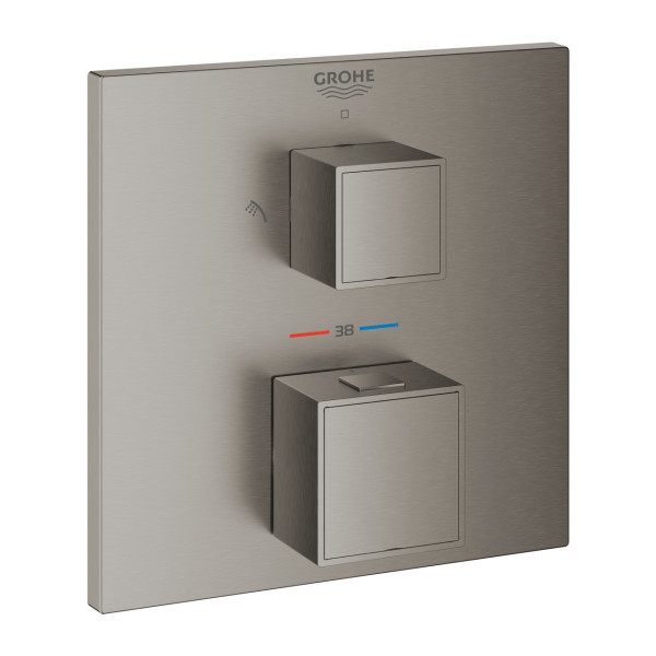 Grohe 24 154 AL0 Grohtherm Cube Термостат для 2х потребителей (внешняя монтажная часть). Фото 1