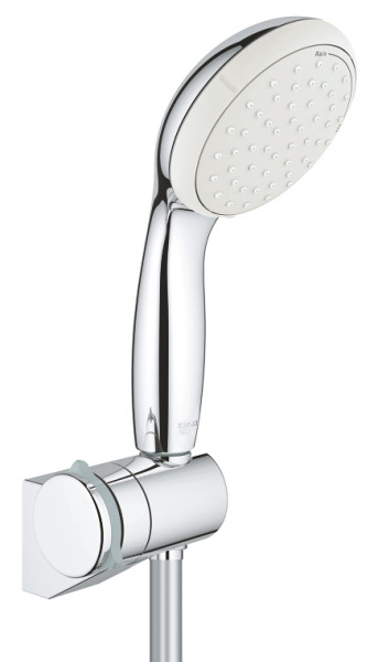 Grohe 27 601 10E Tempesta Душевой набор Ø100 мм, 2 режима, шл. 1750 мм, 5,7 л/мин, поворот. кр.. Фото 1