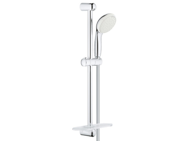 Grohe 27 926 001 New Tempesta Душевой гарнитур L=600 мм, Ø100 мм, 2 режима, с полочкой. Фото 1