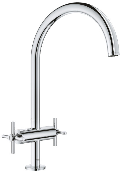 Grohe 30 362 000 Atrio New Смеситель для кухни 261 мм, Керамика 90°, ∩ излив. Фото 1
