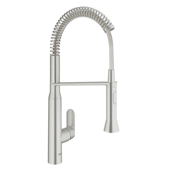 Grohe 31 379 DC0 К7 Смеситель для кухни профессиональная металлическая лейка. Фото 1