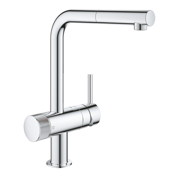 Grohe 31 721 000 GROHE Blue Pure Minta Смеситель для кухни 292 мм, под питьевую во выдв. ∩-излив. Фото 1