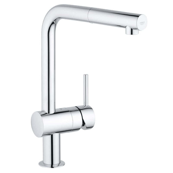 Grohe 32 168 000 Minta Смеситель для кухни 292 мм, выдвижной Г излив. Фото 1