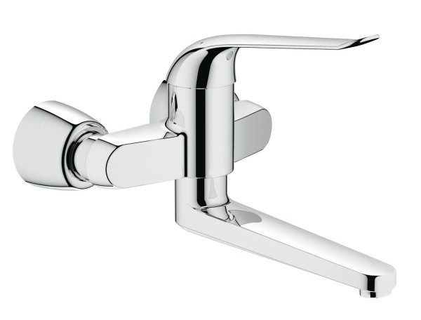Grohe 32 774 000 Euroeco Special Смеситель для раковины 274 мм, настенный, EcoJoy. Фото 1
