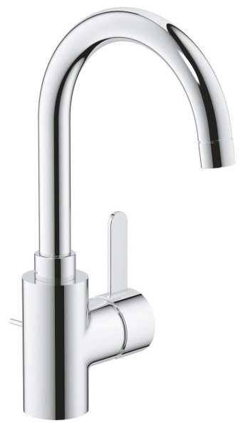 Grohe 32 830 001 Eurosmart Cosmopolitan Смеситель для раковины 202 мм, со сливным гарнитуром. Фото 1