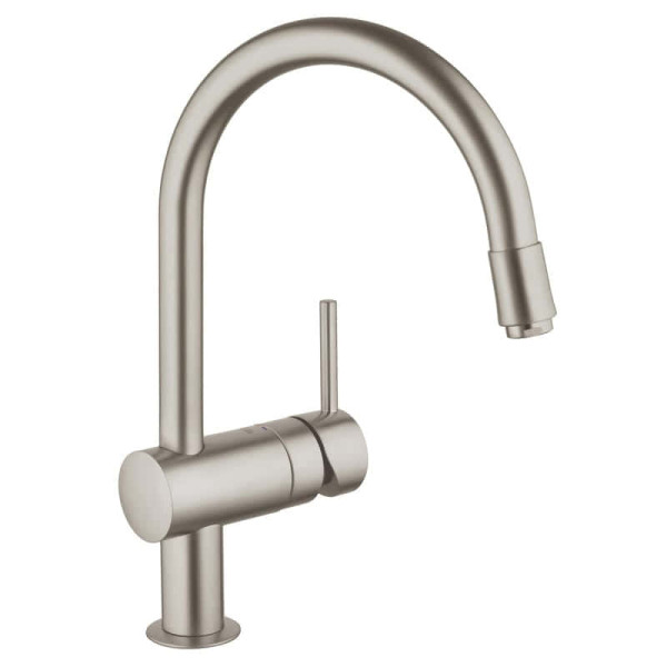 Grohe 32 918 DC0 Minta Смеситель для кухни 214 мм, выдвижной излив. Фото 1