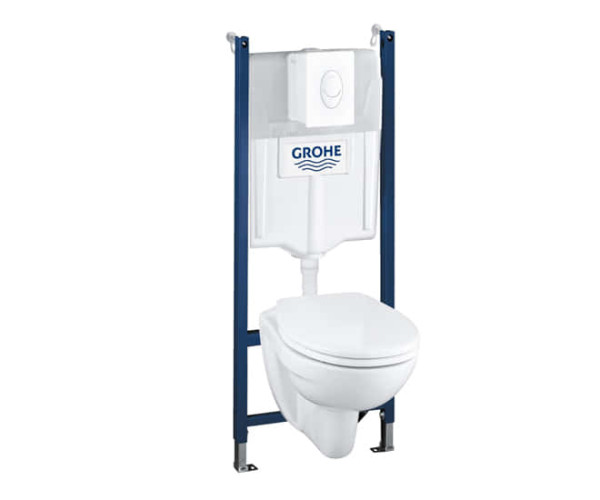 Grohe 39 116 000 Solido Compact 4 в 1, с подв. унитазом, SoftClose, белая Skate Air. Фото 1