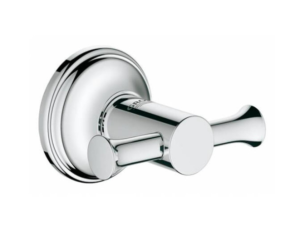 Grohe 40 656 001 Essentials Authentic Крючок для банного халата, двойной. Фото 1