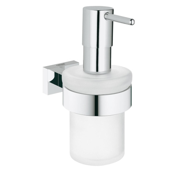 Grohe 40 756 001 Essentials Сube Дозатор жидкого мыла с держателем. Фото 1