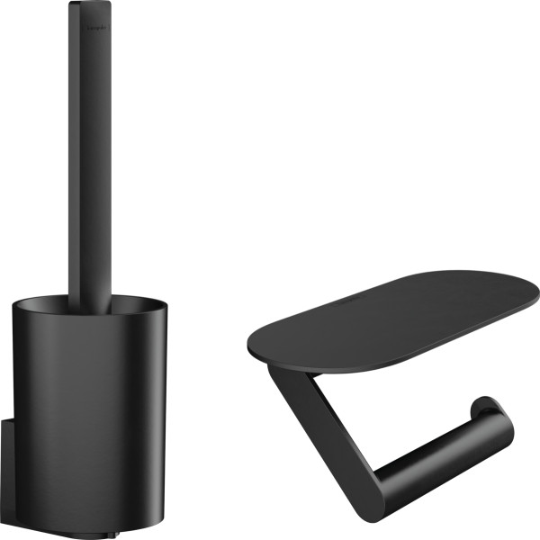 HG 27 969 670 WallStoris Набор для туалета, пластик (ерш+держатель т.бумаги). Фото 1