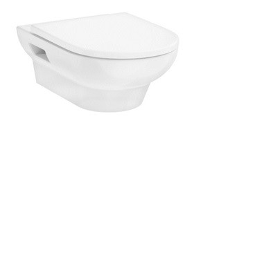 HG 60 201 450 GladeLake S Унитаз подвесной 540х360, безободковый, с сиденьем, белый. Фото 1