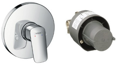 HG 71 666 000 Logis Cмеситель для 1 потребителя, встраиваемый, Комплект. Фото 1