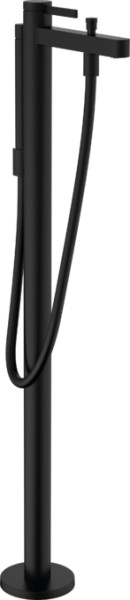 HG 76 445 670 Finoris Смеситель для ванны, напольный 813-893 мм, с душ. набором (внеш. монт. часть). Фото 1