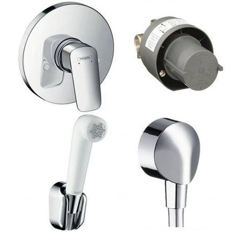 HG Logis Готовый комплект гигиенического душа (71666000+32127000+27454000). Фото 1