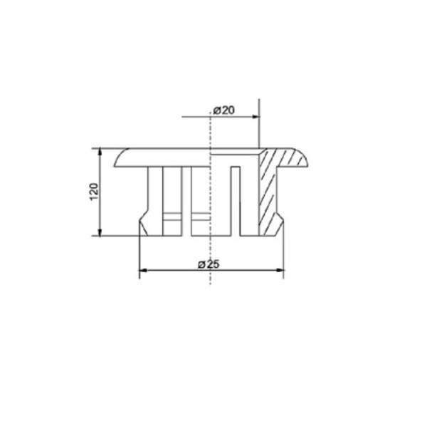 Хромированное обрамление WIRQUIN для перелива раковины. Фото 2