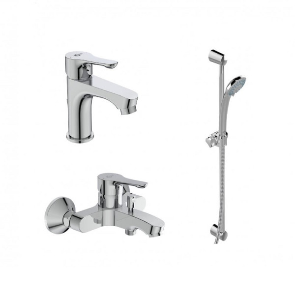 Ideal Standard ALPHA BD004AA Набор 3-в-1 Смесители и душевой гарнитур. Фото 1