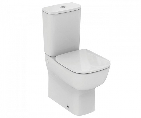 Ideal Standart T282001 ESEDRA Напольный пристенный унитаз для монтажа с бачком, короткая проекция, глубокий смыв. Фото 1