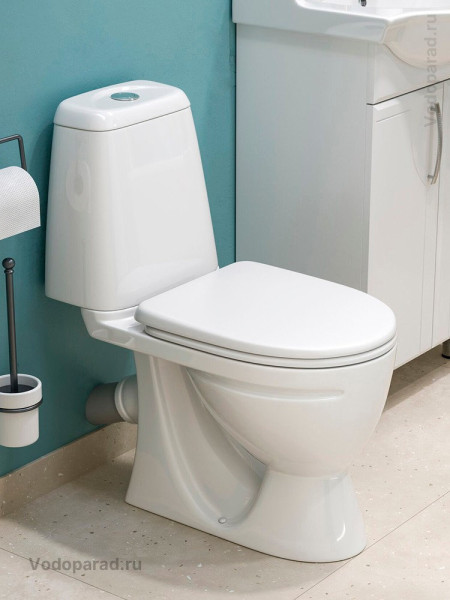 ИДЕАЛ СТАНДАРТ Унитаз-компакт Белый S1 (WC.CC/Ideal/1-P/WHT.G/S1). Фото 7